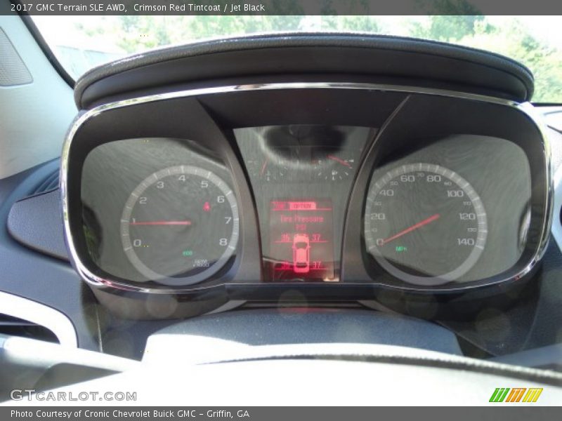 Crimson Red Tintcoat / Jet Black 2017 GMC Terrain SLE AWD