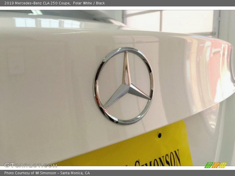 Polar White / Black 2019 Mercedes-Benz CLA 250 Coupe