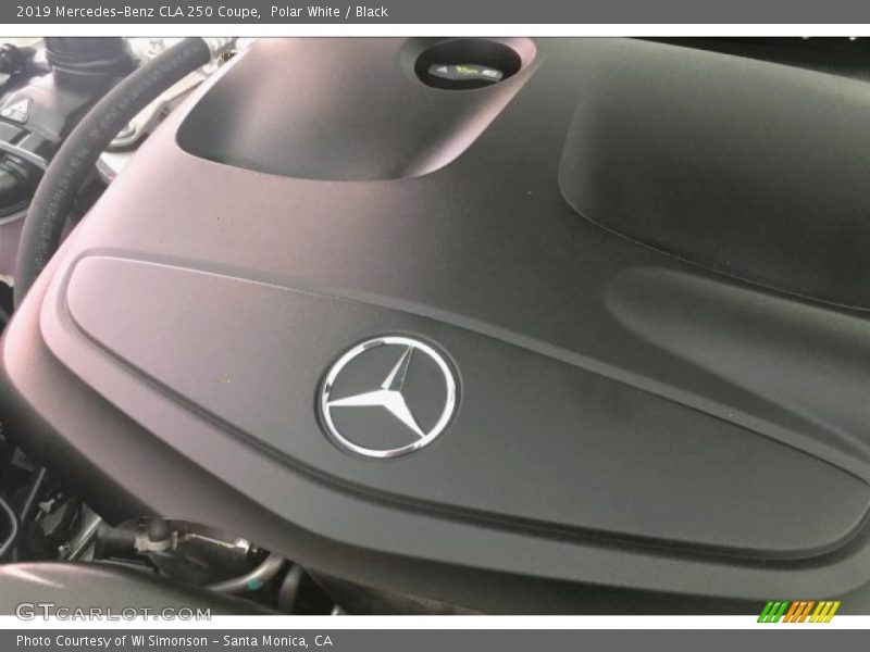 Polar White / Black 2019 Mercedes-Benz CLA 250 Coupe
