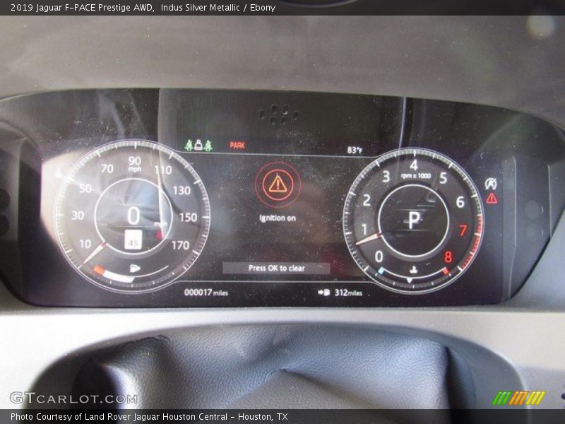  2019 F-PACE Prestige AWD Prestige AWD Gauges