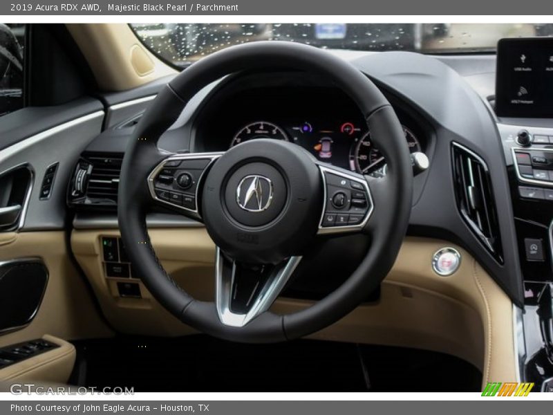 Majestic Black Pearl / Parchment 2019 Acura RDX AWD