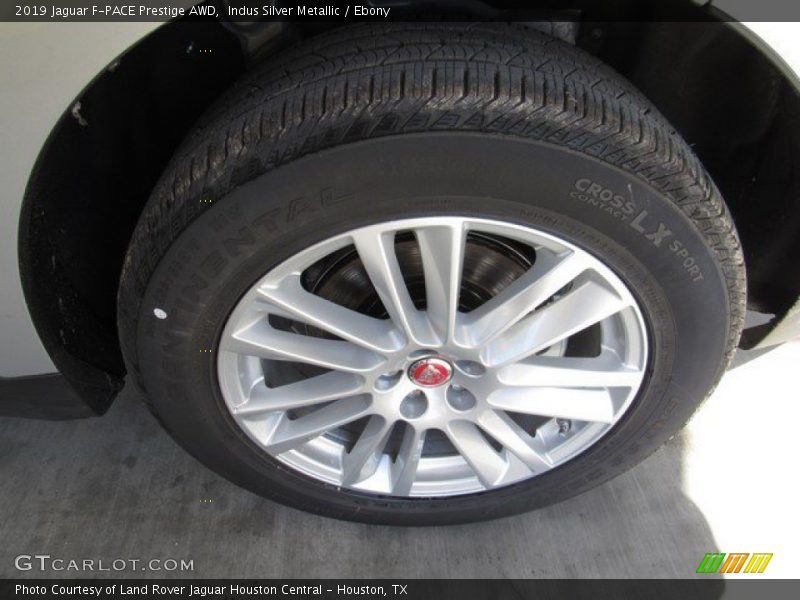 Indus Silver Metallic / Ebony 2019 Jaguar F-PACE Prestige AWD