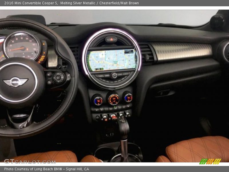 Melting Silver Metallic / Chesterfield/Malt Brown 2016 Mini Convertible Cooper S