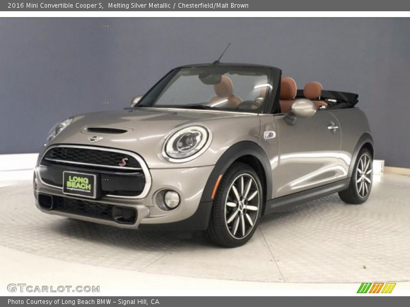 Melting Silver Metallic / Chesterfield/Malt Brown 2016 Mini Convertible Cooper S