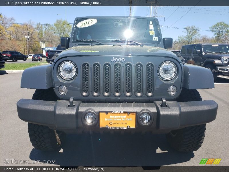 Rhino / Black 2017 Jeep Wrangler Unlimited Rubicon 4x4
