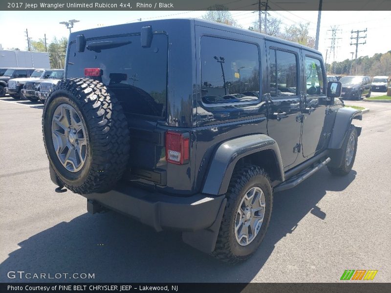 Rhino / Black 2017 Jeep Wrangler Unlimited Rubicon 4x4