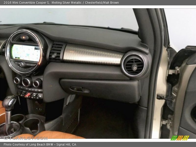 Melting Silver Metallic / Chesterfield/Malt Brown 2016 Mini Convertible Cooper S