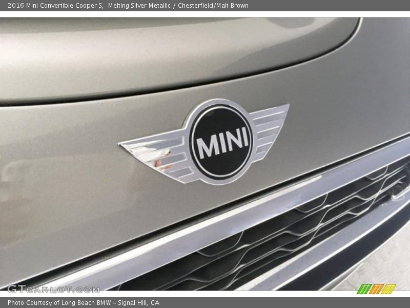 Melting Silver Metallic / Chesterfield/Malt Brown 2016 Mini Convertible Cooper S