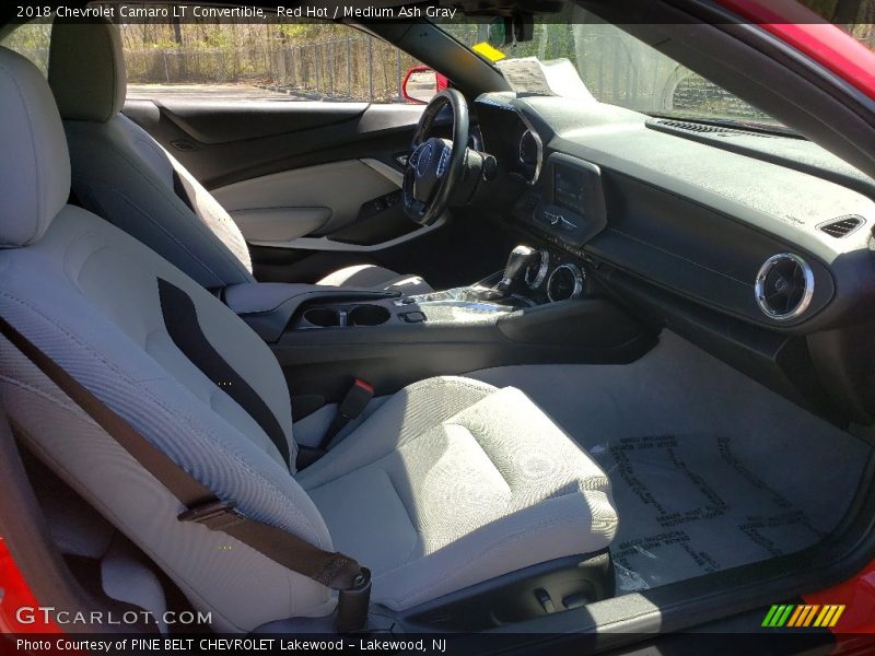 Front Seat of 2018 Camaro LT Convertible