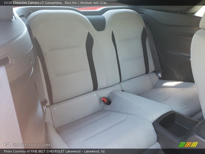 Rear Seat of 2018 Camaro LT Convertible