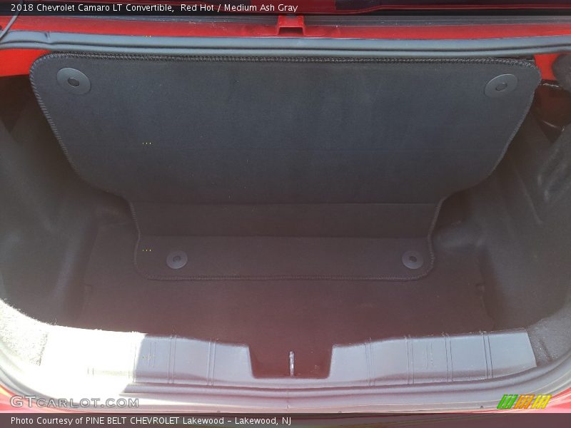 Red Hot / Medium Ash Gray 2018 Chevrolet Camaro LT Convertible