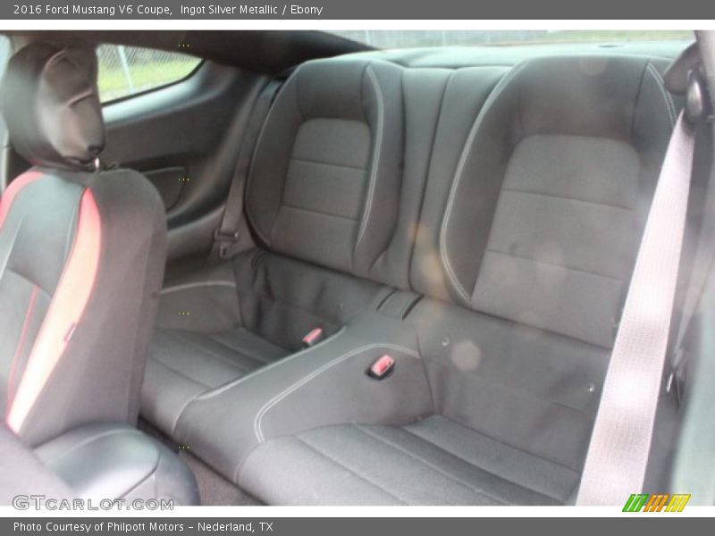 Ingot Silver Metallic / Ebony 2016 Ford Mustang V6 Coupe