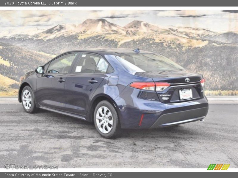 Blueprint / Black 2020 Toyota Corolla LE
