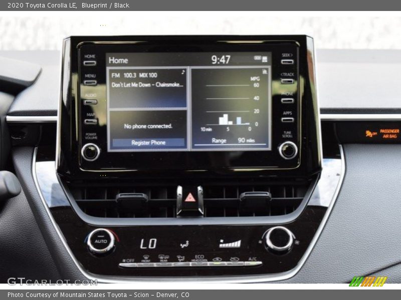 Blueprint / Black 2020 Toyota Corolla LE