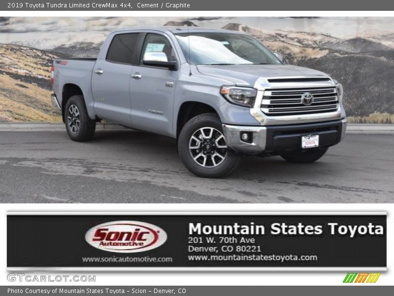 Cement / Graphite 2019 Toyota Tundra Limited CrewMax 4x4