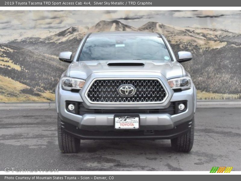 Silver Sky Metallic / TRD Graphite 2019 Toyota Tacoma TRD Sport Access Cab 4x4