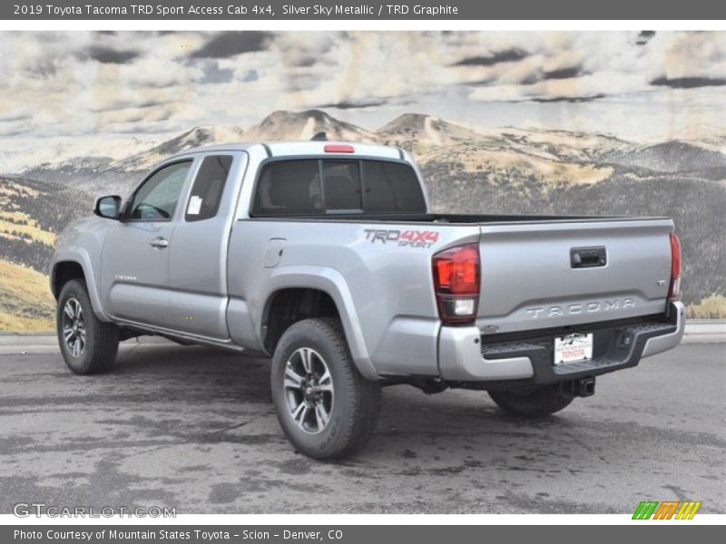 Silver Sky Metallic / TRD Graphite 2019 Toyota Tacoma TRD Sport Access Cab 4x4