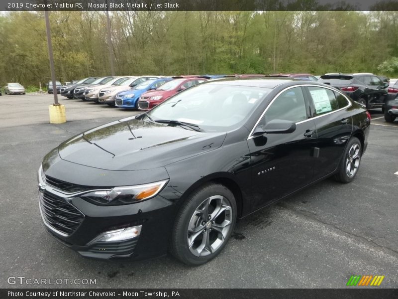 Mosaic Black Metallic / Jet Black 2019 Chevrolet Malibu RS