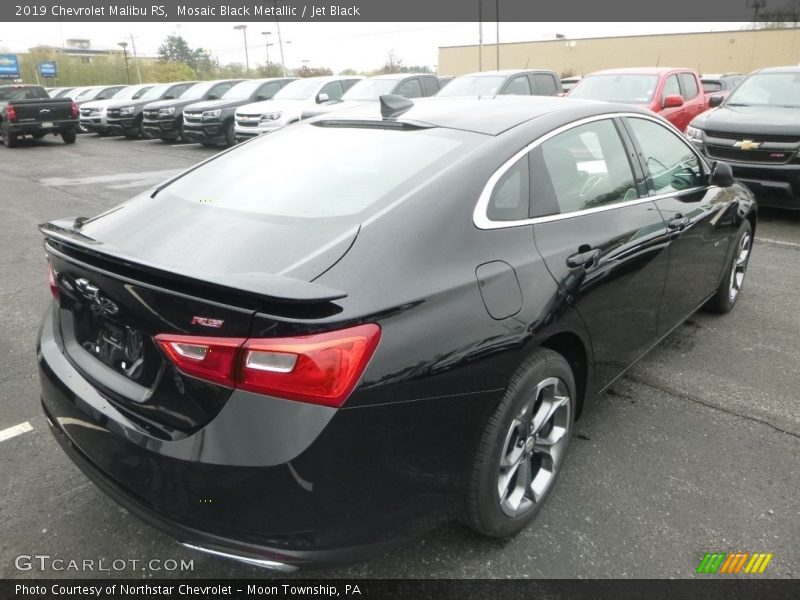 Mosaic Black Metallic / Jet Black 2019 Chevrolet Malibu RS