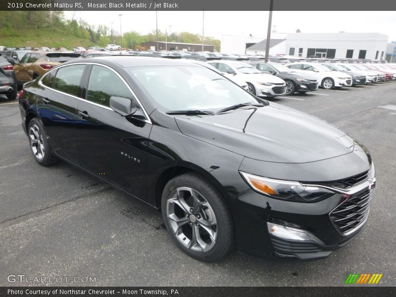 Mosaic Black Metallic / Jet Black 2019 Chevrolet Malibu RS