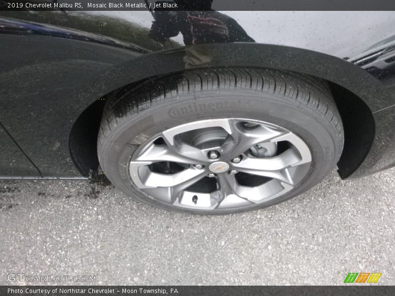 Mosaic Black Metallic / Jet Black 2019 Chevrolet Malibu RS