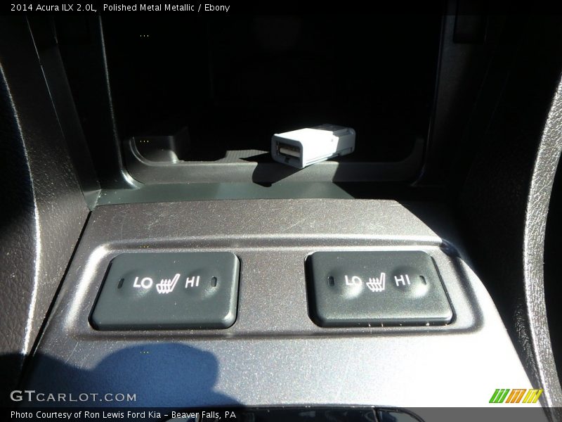 Polished Metal Metallic / Ebony 2014 Acura ILX 2.0L