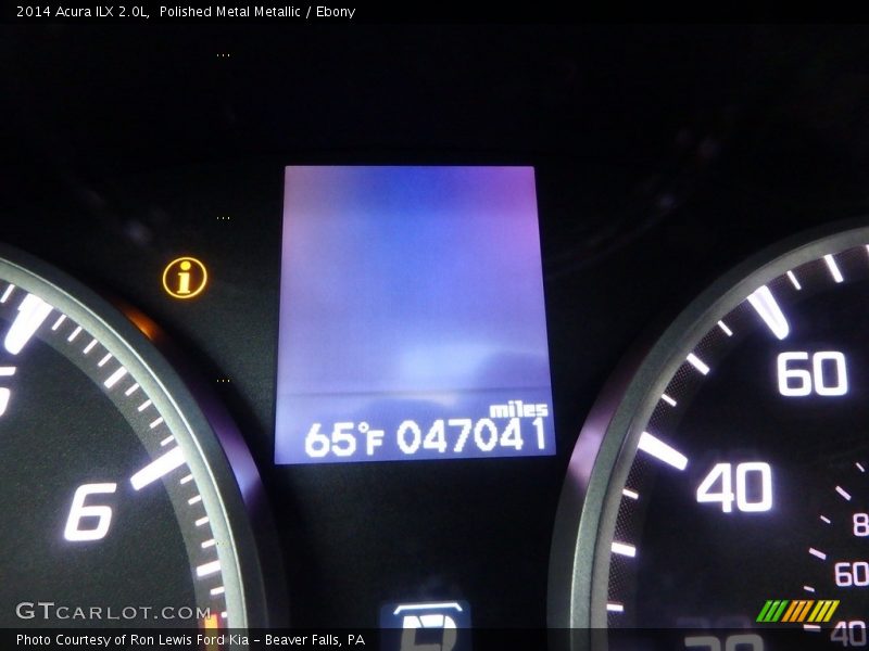 Polished Metal Metallic / Ebony 2014 Acura ILX 2.0L