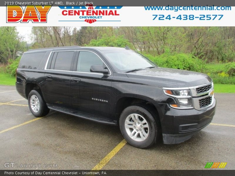 Black / Jet Black 2019 Chevrolet Suburban LT 4WD