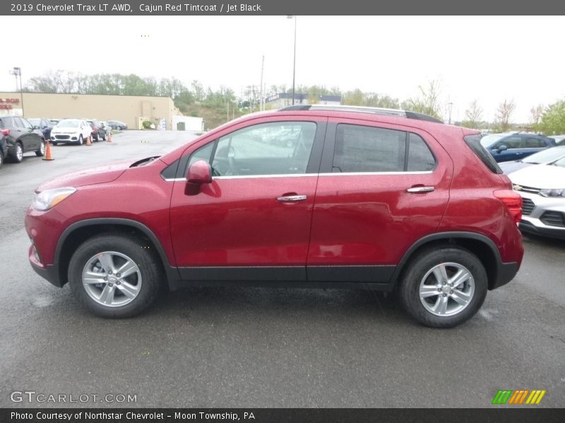 Cajun Red Tintcoat / Jet Black 2019 Chevrolet Trax LT AWD