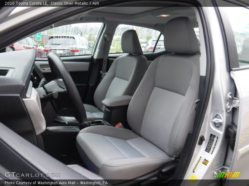 Classic Silver Metallic / Ash 2016 Toyota Corolla LE