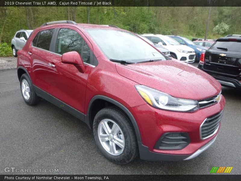 Cajun Red Tintcoat / Jet Black 2019 Chevrolet Trax LT AWD