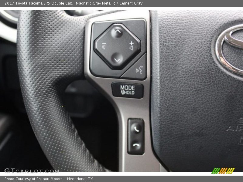 Magnetic Gray Metallic / Cement Gray 2017 Toyota Tacoma SR5 Double Cab
