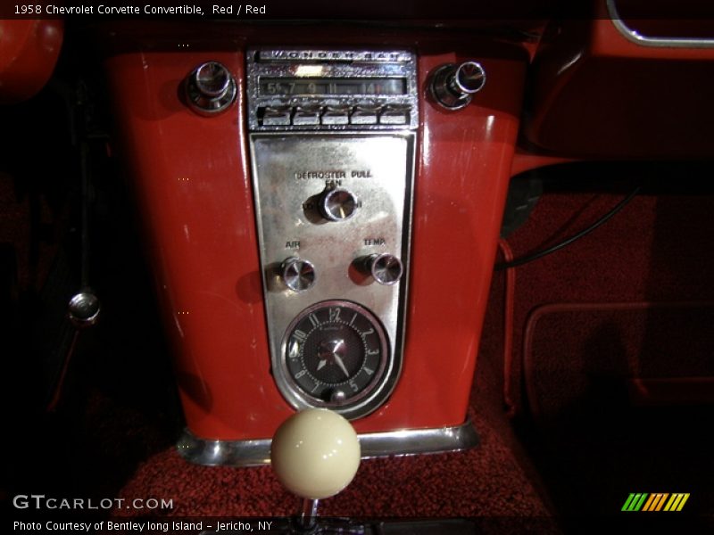 Red / Red 1958 Chevrolet Corvette Convertible