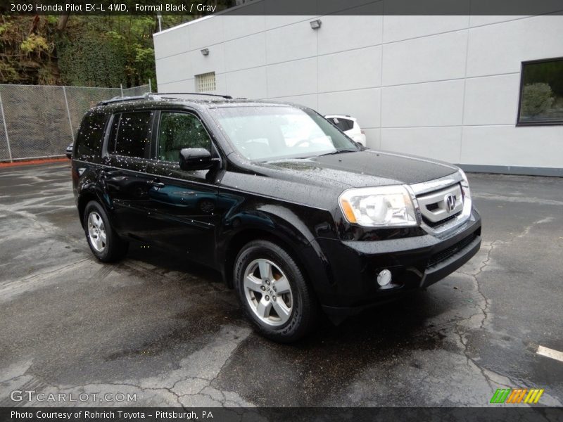 Formal Black / Gray 2009 Honda Pilot EX-L 4WD