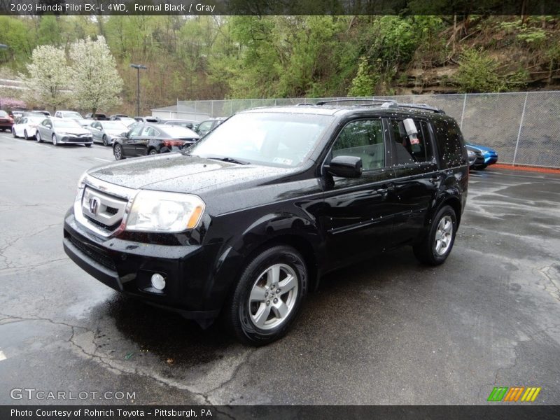 Formal Black / Gray 2009 Honda Pilot EX-L 4WD