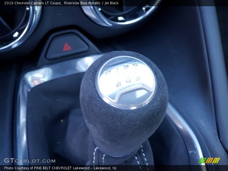 Riverside Blue Metallic / Jet Black 2019 Chevrolet Camaro LT Coupe