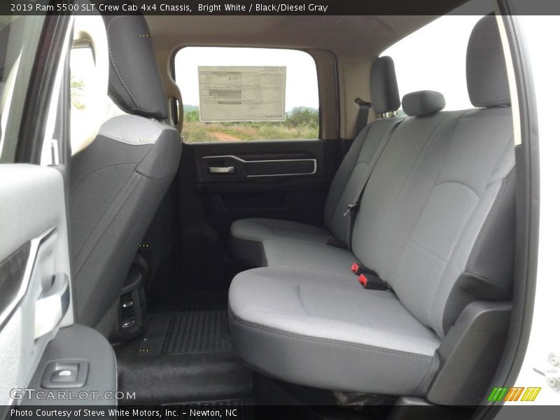 Rear Seat of 2019 5500 SLT Crew Cab 4x4 Chassis