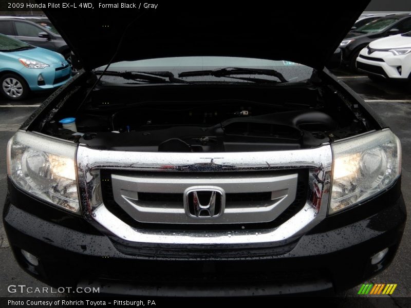 Formal Black / Gray 2009 Honda Pilot EX-L 4WD