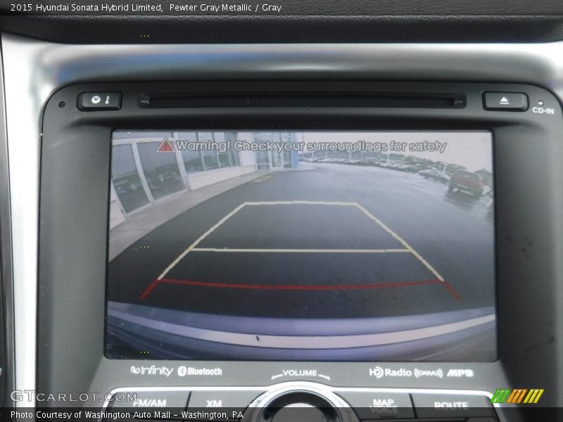 Pewter Gray Metallic / Gray 2015 Hyundai Sonata Hybrid Limited