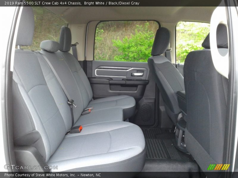 Rear Seat of 2019 5500 SLT Crew Cab 4x4 Chassis