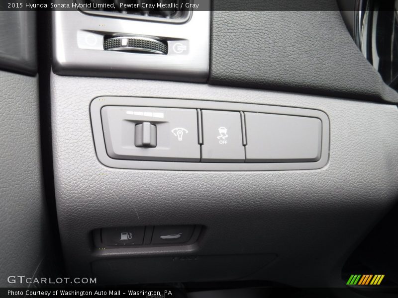 Pewter Gray Metallic / Gray 2015 Hyundai Sonata Hybrid Limited