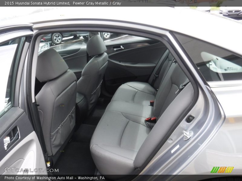 Pewter Gray Metallic / Gray 2015 Hyundai Sonata Hybrid Limited