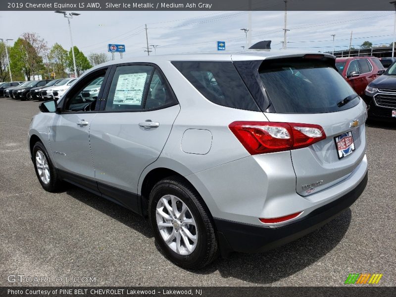 Silver Ice Metallic / Medium Ash Gray 2019 Chevrolet Equinox LS AWD