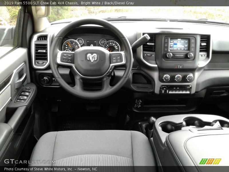 Dashboard of 2019 5500 SLT Crew Cab 4x4 Chassis