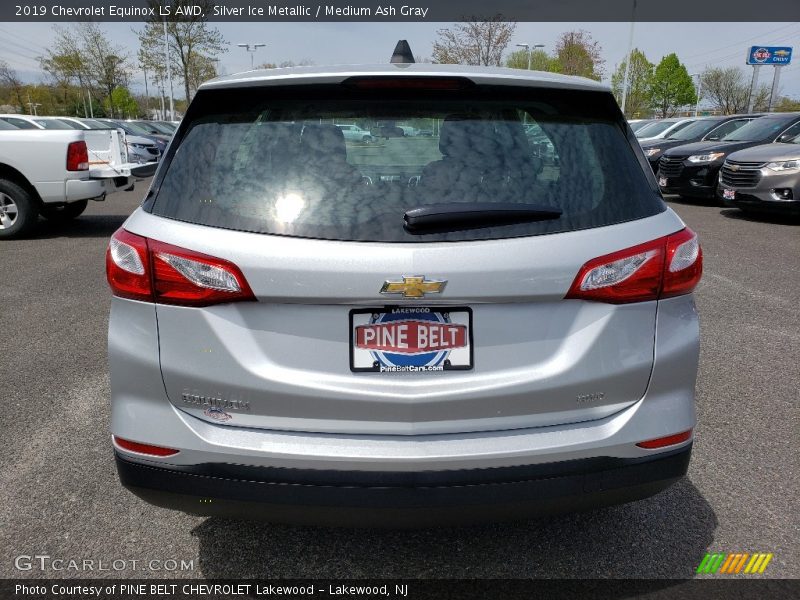 Silver Ice Metallic / Medium Ash Gray 2019 Chevrolet Equinox LS AWD