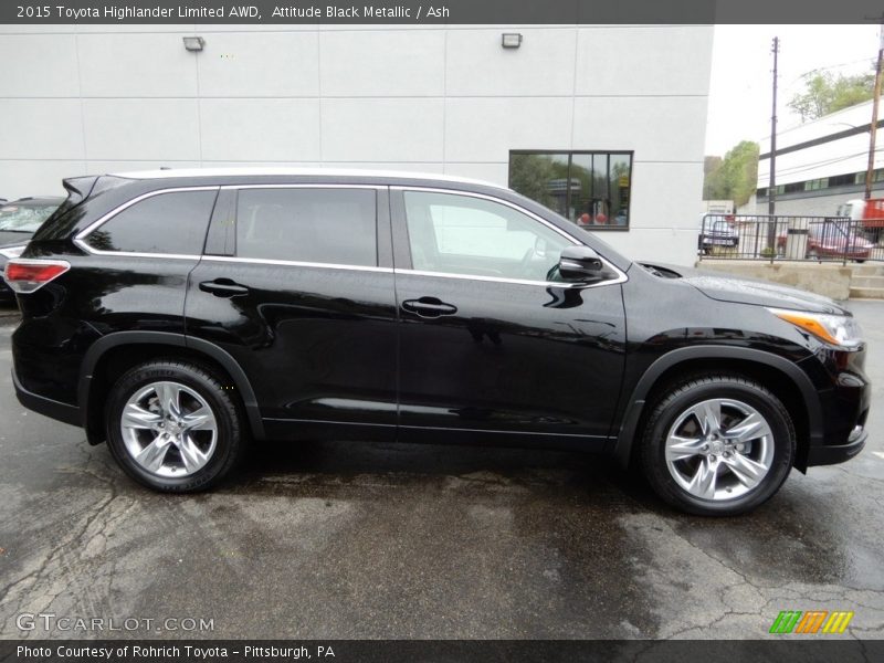 Attitude Black Metallic / Ash 2015 Toyota Highlander Limited AWD