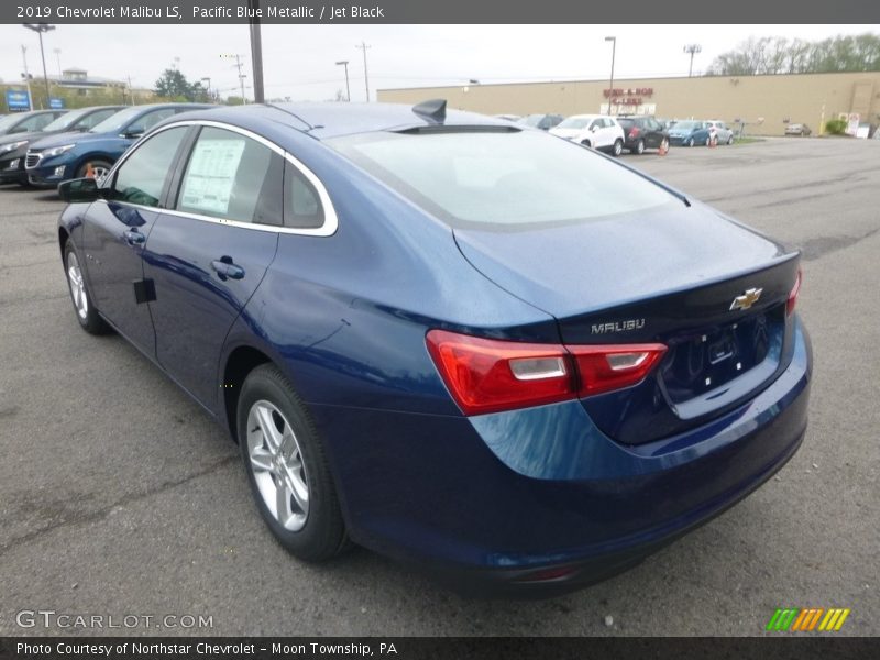 Pacific Blue Metallic / Jet Black 2019 Chevrolet Malibu LS