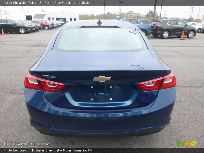 Pacific Blue Metallic / Jet Black 2019 Chevrolet Malibu LS