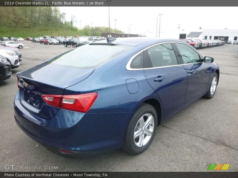 Pacific Blue Metallic / Jet Black 2019 Chevrolet Malibu LS