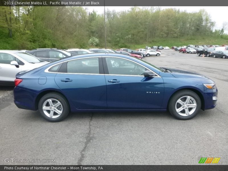 Pacific Blue Metallic / Jet Black 2019 Chevrolet Malibu LS
